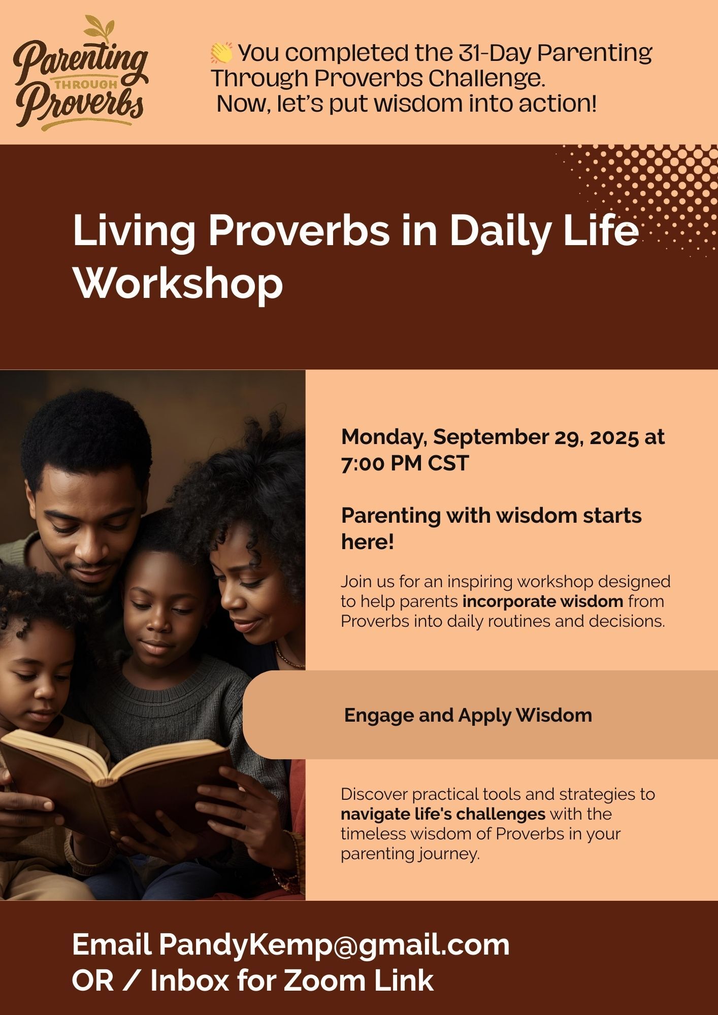 Flyer - Now it’s time to LIVE it! 